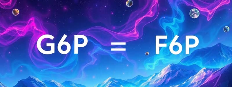 Equilibrium Constant and G6P to F6P Calculations