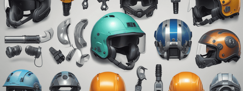 Parts of Intervention Helmet