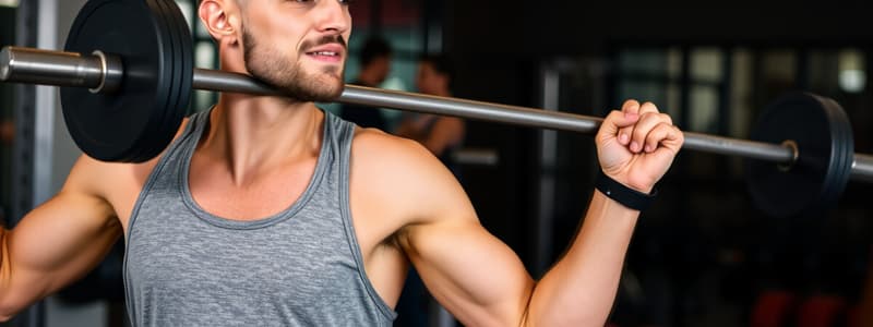 Strength Training Principles Quiz