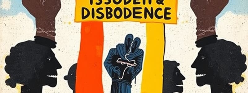 Civil Disobedience - Key Points