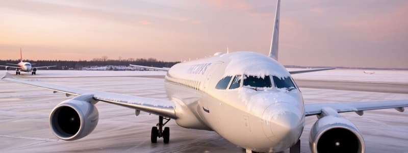 Aircraft Ice and Rain Protection Systems