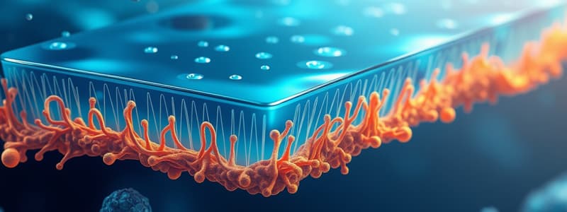 Biology Quiz 2: Plasma Membrane