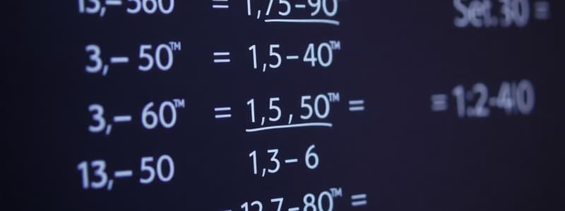 Units of Measurement and Conversions