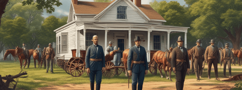 Effects of the Civil War on White Southerners Quiz