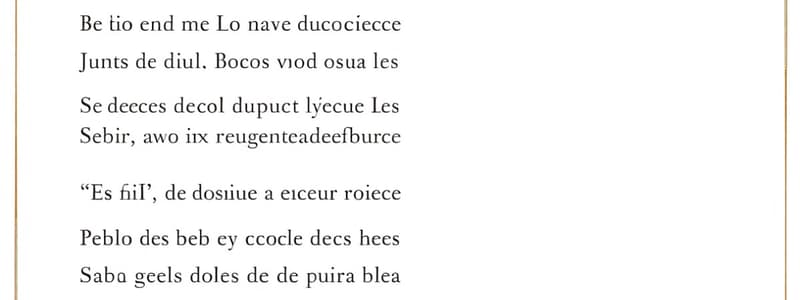 Análisis del Soneto de Góngora