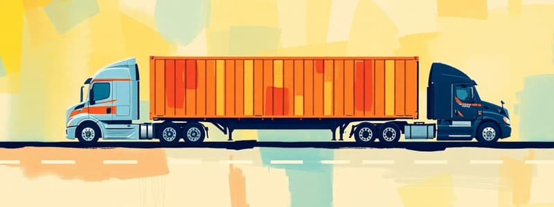 Indian Logistics Sector Overview