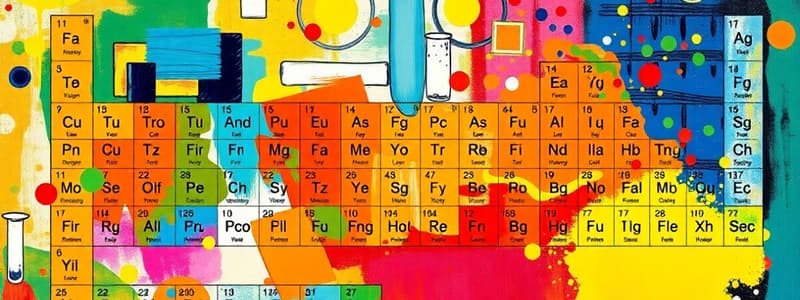 Modern Periodic Table Overview