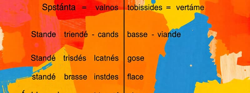 Formación y conjugaciones verbales en español