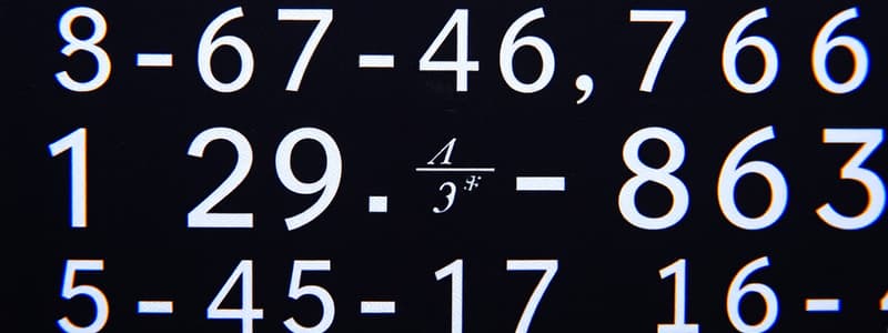 Mathematics: Rounding Up Numbers