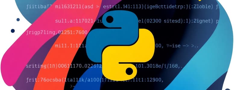 Python бағдарламалау тілі