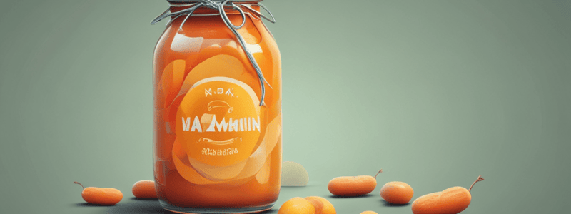 Fat-Soluble Vitamins: Vitamin A Properties