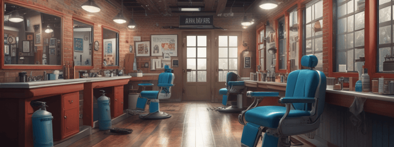 Barber Safety and Sanitation Quiz