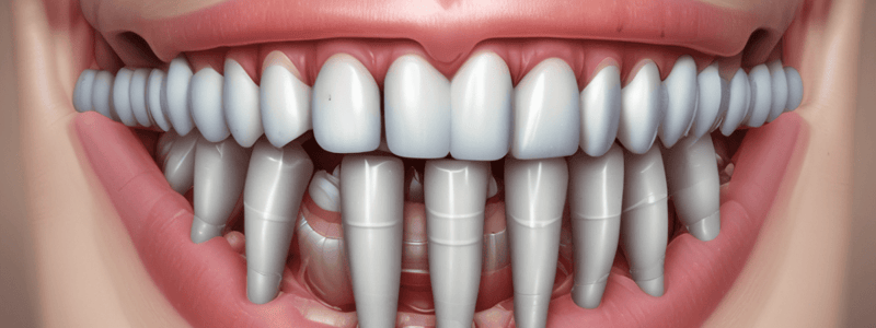 Instrumentação Periodontal - Regiões da Boca