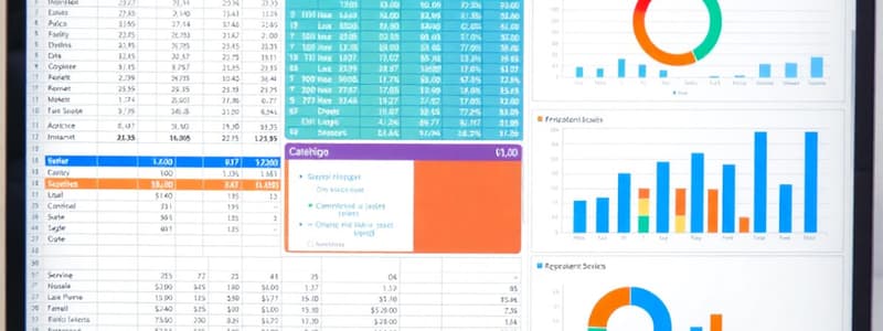 Spreadsheet Applications in Business