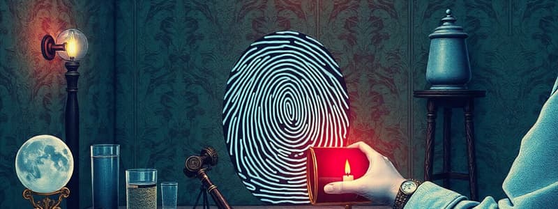 Forensic Science: Fingerprint and Evidence Analysis