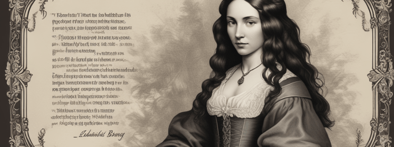 Elizabeth Barrett Browning: Life and Poems