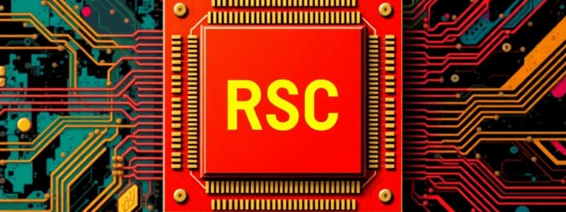 4.1 Computer Architecture RISC-V Chapter