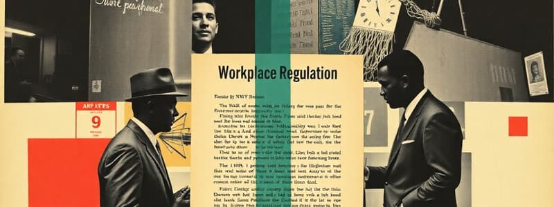 Union Work Rules and Regulations Quiz