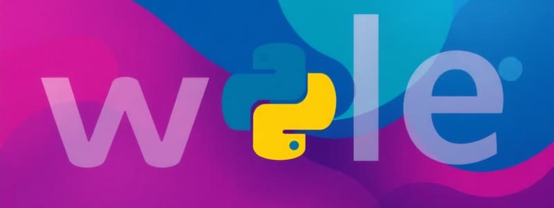 Python While Loop Quiz