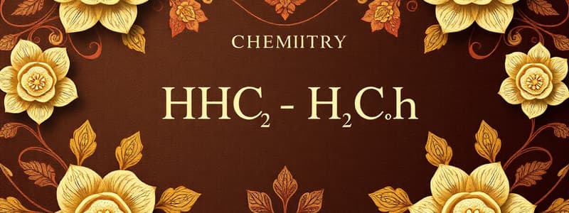 Chemical Formulas and Names Quiz