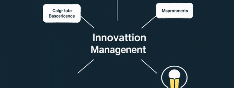 Innovation Management Quiz