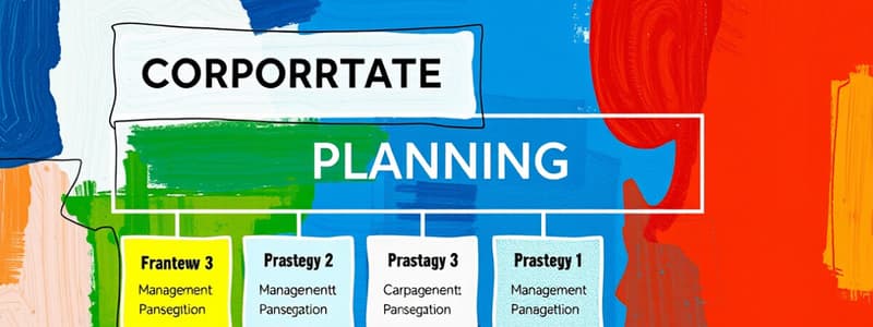 Corporate Planning Management Framework