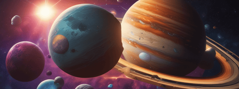 Outer Planets in the Solar System