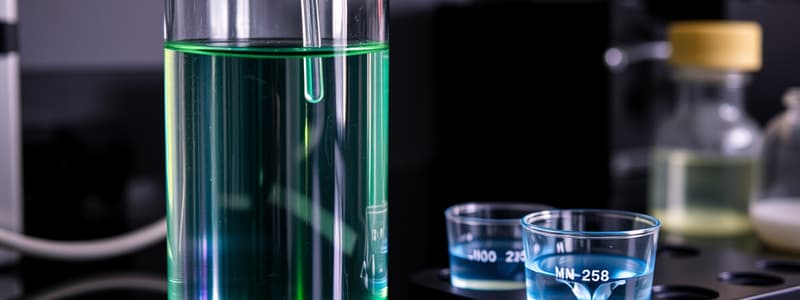 Water Analysis Quiz: Atomic Absorption Spectrometry