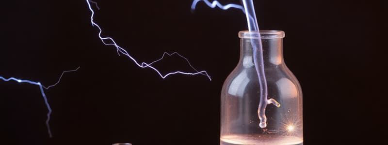 Electric Current Effects and Electrolysis