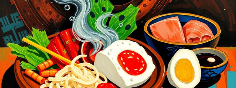 Japanese Cuisine Origins and Characteristics