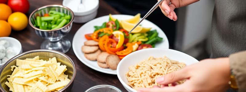 Meal Management and Nutrition Principles