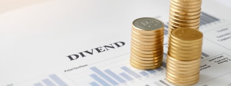 Dividend Policy and Financial Statements