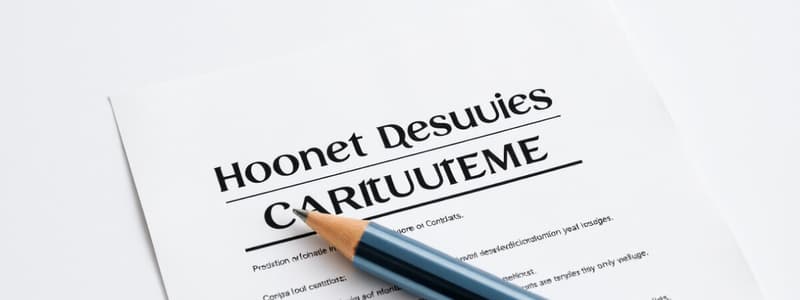 QCM : Gestion des Ressources Humaines