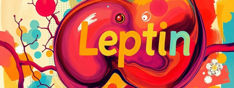 Leptin: Hormone Functions and Effects