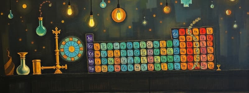 Atomic Structure and Periodic Table Quiz