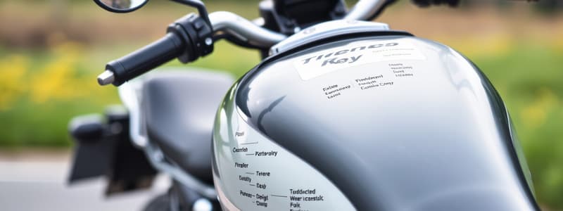 CT Motorcycle Crossword Puzzle Quiz