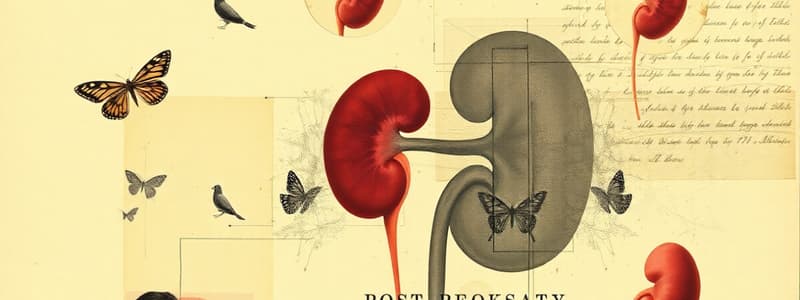 Assessment of Renal Function Quiz