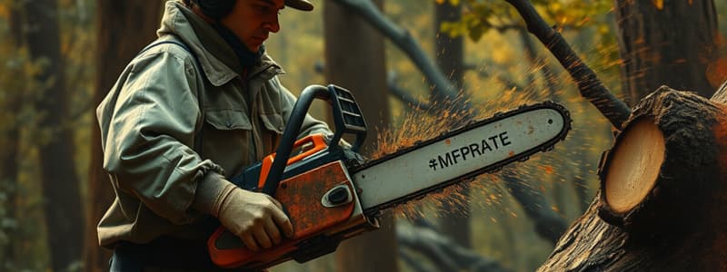 Chainsaw Operation and Safety Procedures