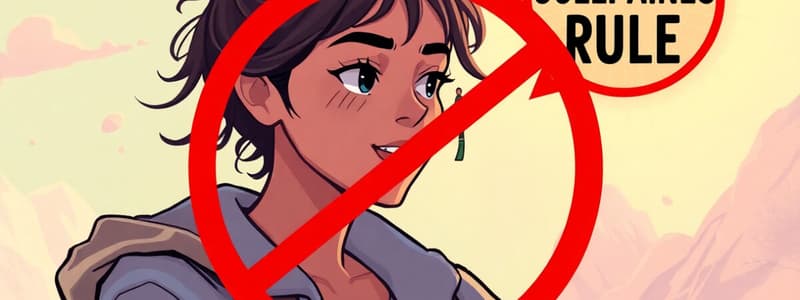 The No Complaining Rule Ch 22