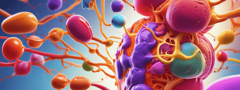 Metabolism and Nutrition: Overview of Metabolic Reactions