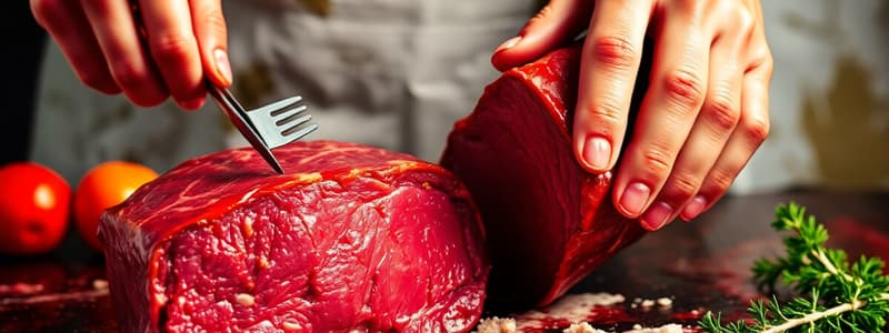 Meat Science and Cooking Techniques