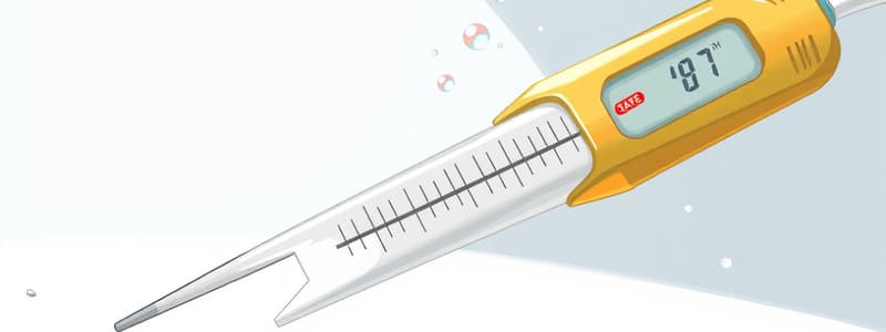 Food Safety & Thermometers Quiz