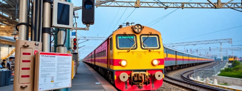 LTE Systems and Automatic Train Protection Quiz