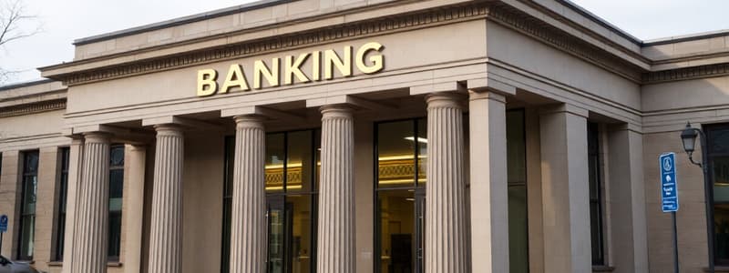 Banking Principles and Practices Quiz