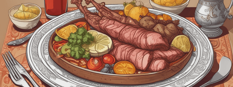 Traditional Spanish-speaking Country Meals Quiz