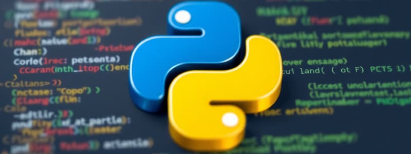 Introduction to Python Programming