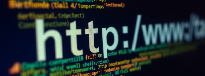 HTTP-Protokoll und Entwicklung