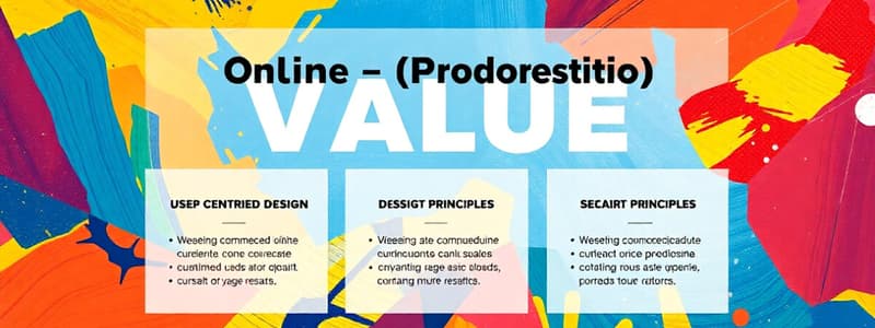 E-Business and User Centered Design Quiz