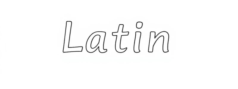 Latin Vocabulary Weakness Words