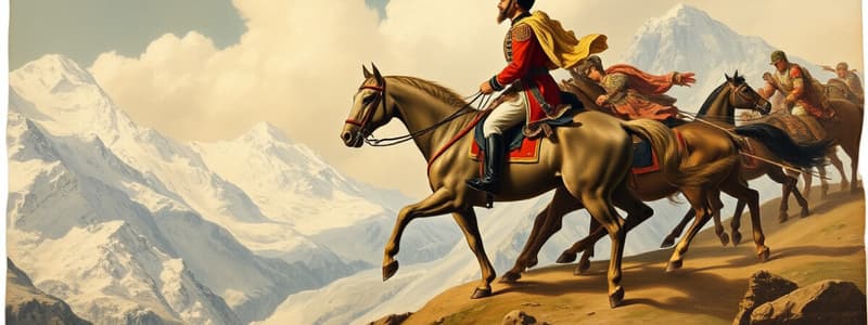 Art History: Napoleon Crossing the Alps